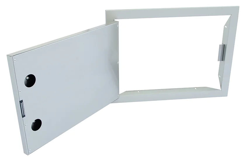 Kokomo Home / Outdoor Kitchens / 20x14 Kokomo Reversible Stainless Steel Access Door (Horizontal) (SKU: KO-1420H)