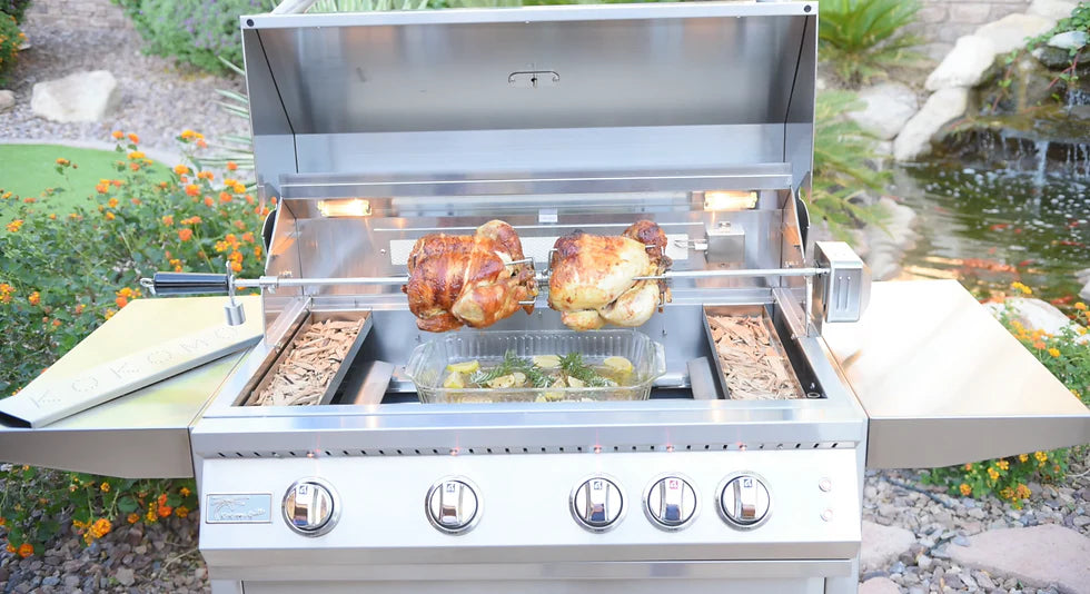 Kokomo Smoker Chip Box Insert in Stainless Steel SKU: KO-BAK-SMKBX
