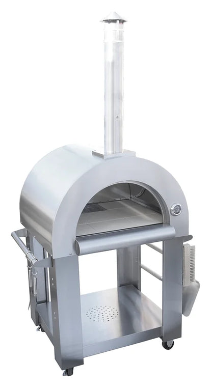 Kokomo 32” Wood Fired Stainless Steel Pizza Oven SKU: KO-PIZZAOVEN