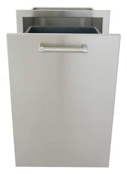 Outdoor Kitchen Stainless Steel Dual Trash/Propane Pull-Out