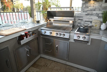 Kokomo Outdoor Kitchen Stainless Steel Two Drawer - One Door Combo SKU: KO-ALPDC