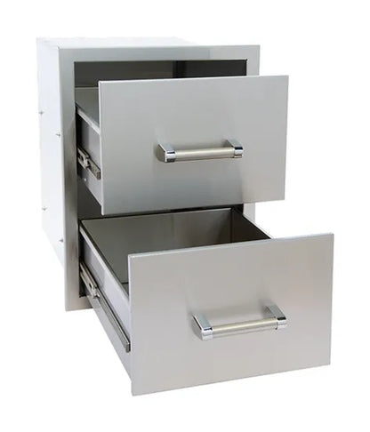 Kokomo Outdoor Kitchen Stainless Steel Double Drawer SKU: KO-DD12